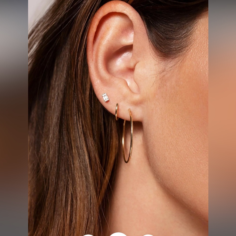 Pair (2) Ring Concierge Mini Emerald Illusion Nat… - image 7